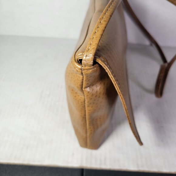 Vintage Tan Faux Leather Swafford Originals Shoulder Crossbody Clutch Bag - Picture 2 of 7